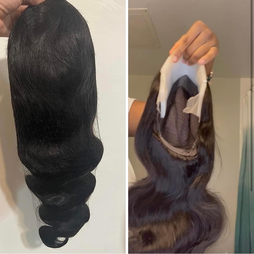 22” Body wave 13x4 swiss lace Frontal wig
